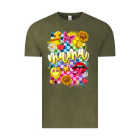 Vintage Olive Mama Vintage Tee - CowhideDigitalArt