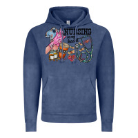 Vintage Denim nursing in my heart Vintage Hoodie - RacoonDesign