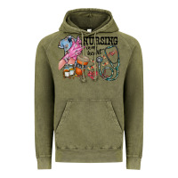 Vintage Olive nursing in my heart Vintage Hoodie - RacoonDesign