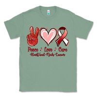 Sage Peace Love Cure Heart And Neck Cancer Classic Tee - Jasminsmagicworld
