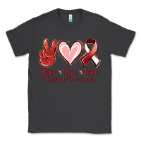 Smoke Peace Love Cure Heart And Neck Cancer Classic Tee - Jasminsmagicworld