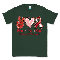 Sports Green Peace Love Cure Heart And Neck Cancer Classic Tee - Jasminsmagicworld
