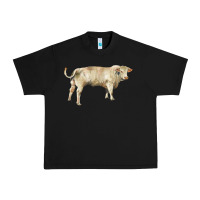 Black charolais bull Urban Heavy Tee - RanaPortraitStore