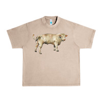 French Oak charolais bull Urban Heavy Tee - RanaPortraitStore