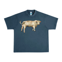 Midnight Navy charolais bull Urban Heavy Tee - RanaPortraitStore