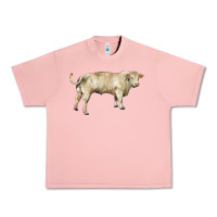 Salmon charolais bull Urban Heavy Tee - RanaPortraitStore