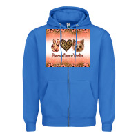 True Royal peace love yorkie Zipper Hoodie - Jasminsmagicworld