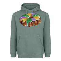 Sage mardi gras king cake Heavyweight Hoodie - RanaPortraitStore