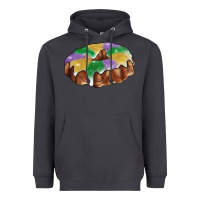 Smoke mardi gras king cake Heavyweight Hoodie - RanaPortraitStore