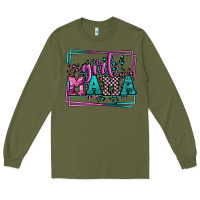 Army Green leopard camo girl mama Mother's Day Long Sleeve Tee - LillyAllenDesigns