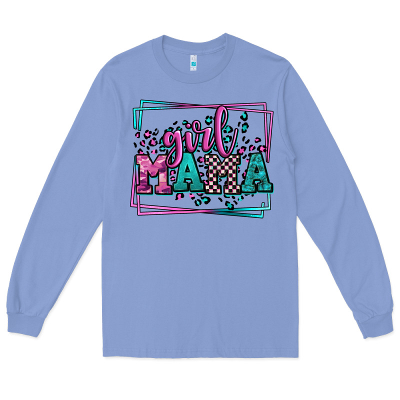 Leopard Camo Girl Mama Mother's Day Long Sleeve Tee by LillyAllenDesigns | Teevron
