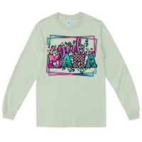 Matcha leopard camo girl mama Mother's Day Long Sleeve Tee - LillyAllenDesigns