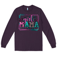 Plum leopard camo girl mama Mother's Day Long Sleeve Tee - LillyAllenDesigns