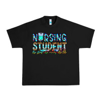 Black Nursing Student No Sleep No Money No Life Urban Heavy Tee - CowhideDigitalArt