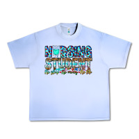 Grape Ice Nursing Student No Sleep No Money No Life Urban Heavy Tee - CowhideDigitalArt