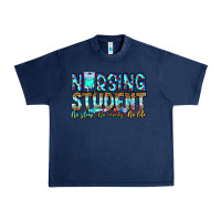 Navy Nursing Student No Sleep No Money No Life Urban Heavy Tee - CowhideDigitalArt