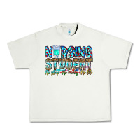 Pistachio Nursing Student No Sleep No Money No Life Urban Heavy Tee - CowhideDigitalArt