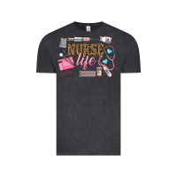 Vintage Black Western Nurse Life Vintage Tee - LillyAllenDesigns
