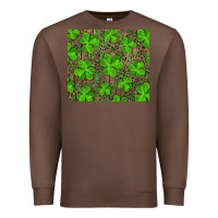 Chestnut shamrock and leopard Premium Sweatshirt - RanaPortraitStore