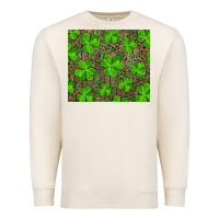 Sandshell shamrock and leopard Premium Sweatshirt - RanaPortraitStore