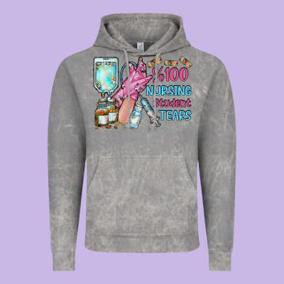Nursing Student Tears Vintage Hoodie Designed By Racoondesign