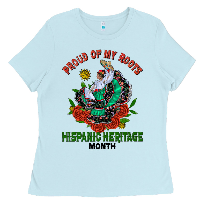 Traditional Lady Hispanic Heritage Month Ladies Tee by BundleAndBundleShop | Teevron