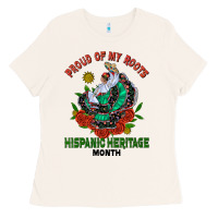 Bone traditional lady hispanic heritage month Ladies Tee - BundleAndBundleShop