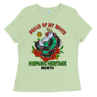 Matcha traditional lady hispanic heritage month Ladies Tee - BundleAndBundleShop