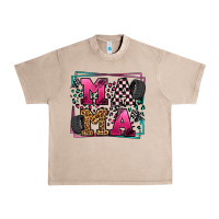 French Oak Racing leopard frame mama Mother's Day Urban Heavy Tee - LillyAllenDesigns
