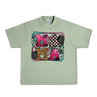 Oil Green Racing leopard frame mama Mother's Day Urban Heavy Tee - LillyAllenDesigns
