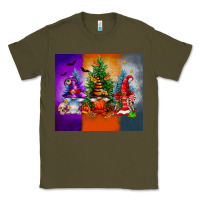 Army Green halloween gnomes Classic Tee - FaDigitalArtStudio