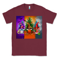 Burgundy halloween gnomes Classic Tee - FaDigitalArtStudio