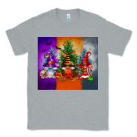 Heather Grey halloween gnomes Classic Tee - FaDigitalArtStudio