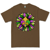 Cacao Mardi Gras Sunflower Premium Tee - BundleAndBundleShop