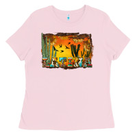Bubblegum Pink western latina Ladies Tee - BundleAndBundleShop