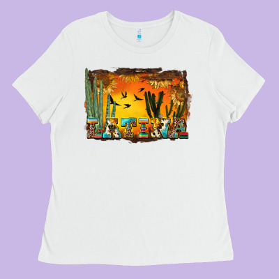 Western Latina Ladies Tee Designed By Bundleandbundleshop