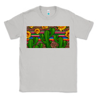 Moon Dust sunflowers and cactus license plate Classic Tee - Artiststas