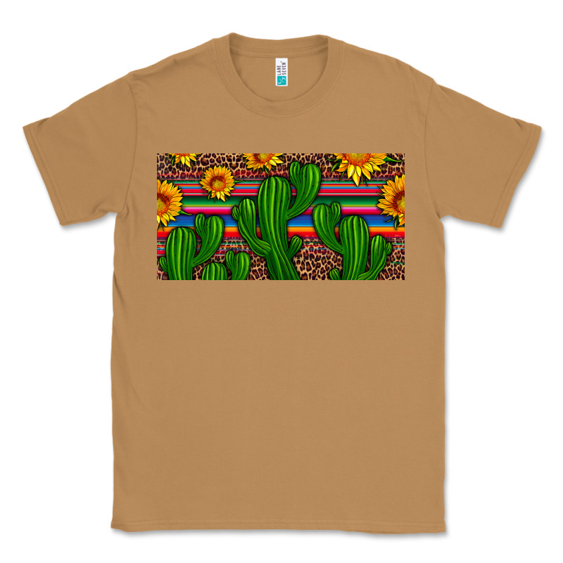 Sunflowers And Cactus License Plate Classic Tee by Artiststas | Teevron