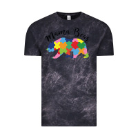 Cloud Black mama bear Vintage Tee - CowhideDigitalArt