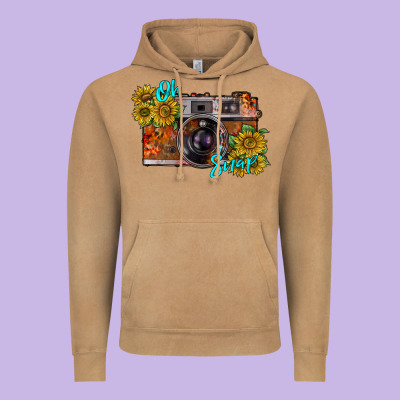 Oh Snap Vintage Hoodie Designed By Racoondesign
