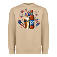 Mushroom Just Here For The Light Heavyweight Sweatshirt - Jasminsmagicworld