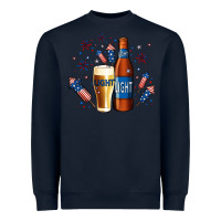 Navy Just Here For The Light Heavyweight Sweatshirt - Jasminsmagicworld