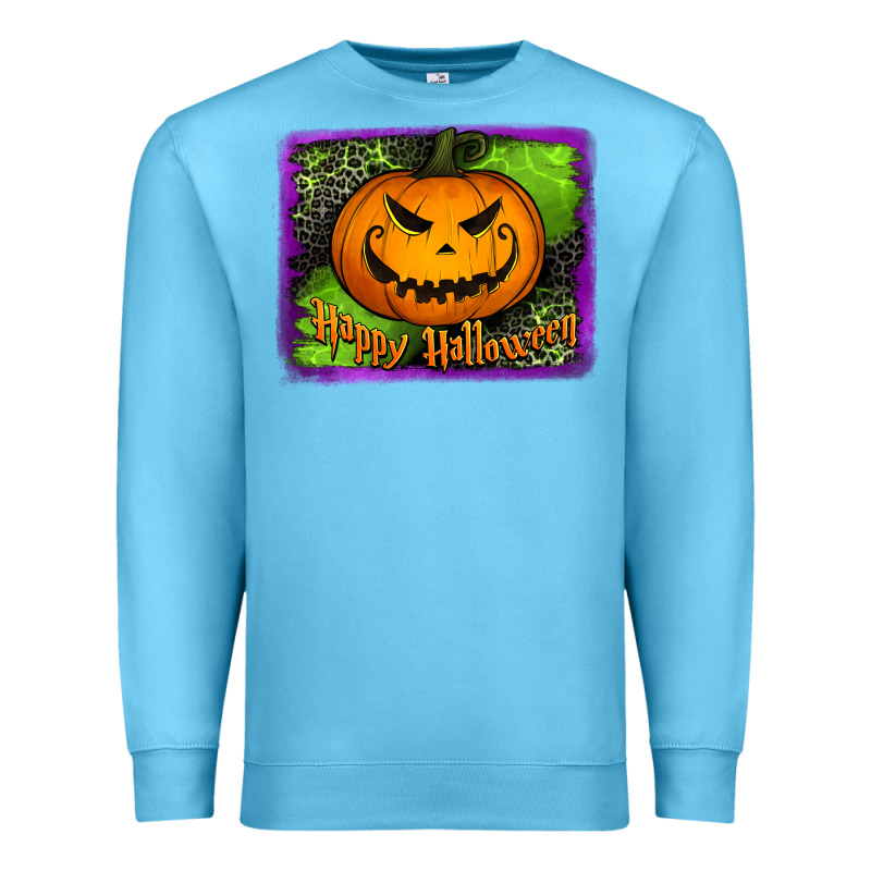 Happy Halloween Jack O' Lantern Pumpkin Premium Sweatshirt by Jasminsmagicworld | Teevron