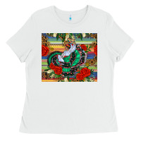 White flamenco dancer tumbler Ladies Tee - BundleAndBundleShop