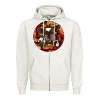 Christmas Baby Cow Zipper Hoodie | Teevron
