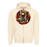 Sandshell Christmas Baby Cow Zipper Hoodie - RanaPortraitStore
