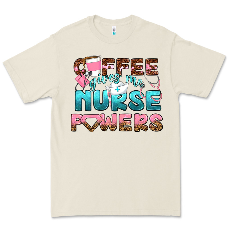 Coffee Gives Me Nurse Powers Bbs Premium Tee by BundleAndBundleShop | Teevron