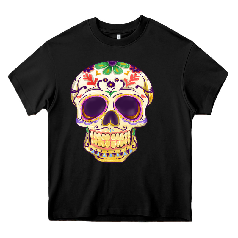 Cinco De Mayo Skull Heavy Core Tee by FaDigitalArtStudio | Teevron