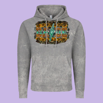 Babe Vintage Hoodie Designed By Racoondesign