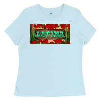 Baby Blue latina license plate Ladies Tee - BundleAndBundleShop